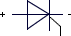 Schaltzeichen eines Thyristors